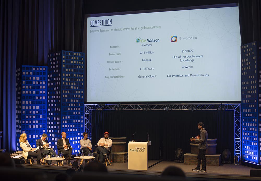 Startup pitches at Money20/20 Europe