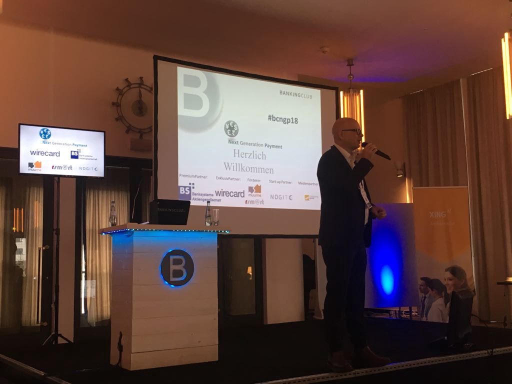 Thorsten Hahn, CEO of Bankingclub GmBH, opened the conference.