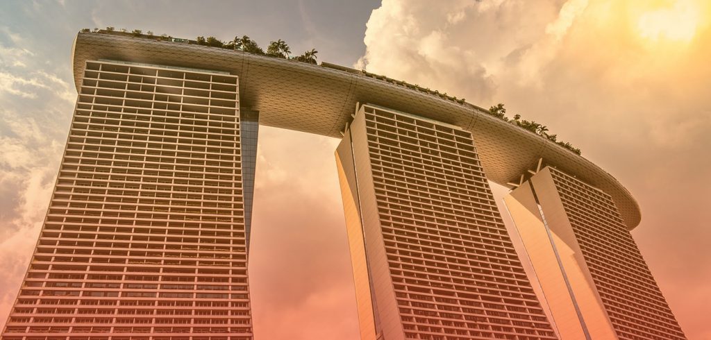 The Marina Bay Sands Hotel in Singapore