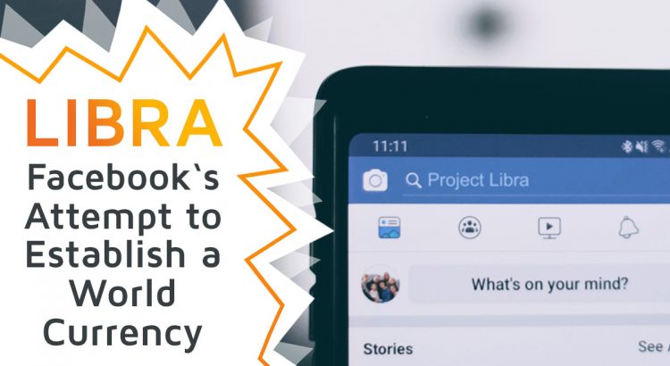 A cell phone showing the facebook app UI, in which the term Project Libra is searched for